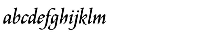 Philomela Italic Medium Font LOWERCASE