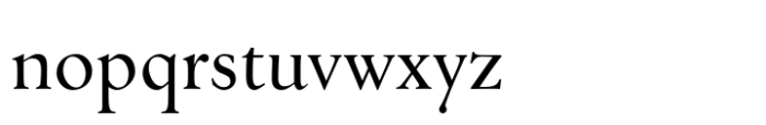 Philomela Titling Regular Font LOWERCASE