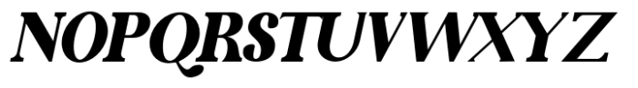 Phinisi Serif Extra Bold Italic Font UPPERCASE