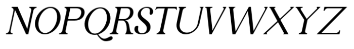 Phinisi Serif Italic Font UPPERCASE