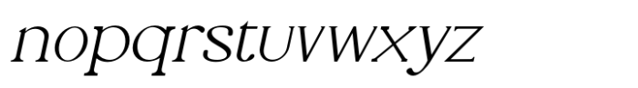 Phinisi Serif Light Italic Font LOWERCASE