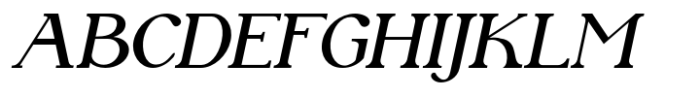 Phinisi Serif Medium Italic Font UPPERCASE