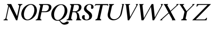 Phinisi Serif Medium Italic Font UPPERCASE