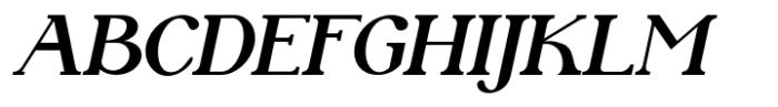 Phinisi Serif Semi Bold Italic Font UPPERCASE