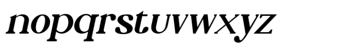 Phinisi Serif Semi Bold Italic Font LOWERCASE