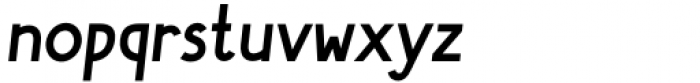 Phlebodium Bold Italic Font LOWERCASE