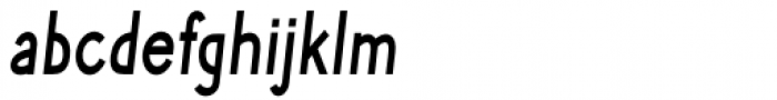 Phlebodium Condensed Bold Italic Font LOWERCASE