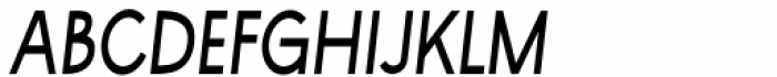 Phlebodium Condensed Medium Italic Font UPPERCASE