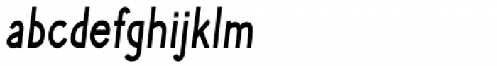 Phlebodium Condensed Medium Italic Font LOWERCASE