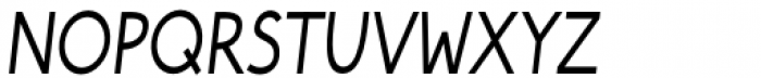 Phlebodium Condensed Regular Italic Font UPPERCASE