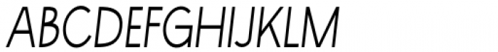 Phlebodium Condensed Thin Italic Font UPPERCASE