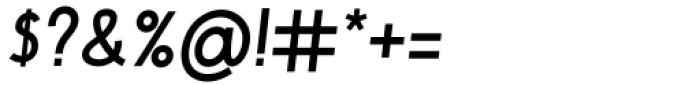 Phlebodium Medium Italic Font OTHER CHARS