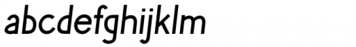 Phlebodium Regular Italic Font LOWERCASE
