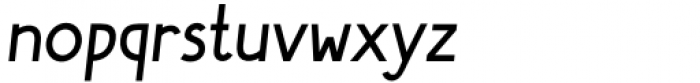 Phlebodium Regular Italic Font LOWERCASE