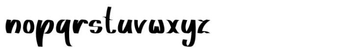 Phloxy Font LOWERCASE