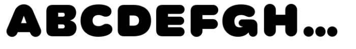 Phluff Black Font UPPERCASE