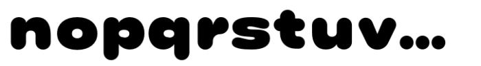 Phluff Black Font LOWERCASE