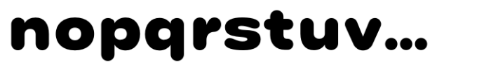 Phluff Extra Bold Font LOWERCASE
