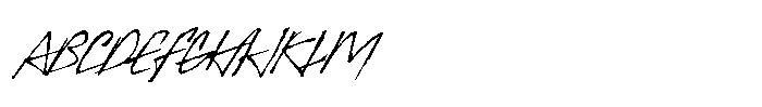 Phobian Font UPPERCASE