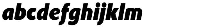 Phoenica Std Cond UltraBlack Italic Font LOWERCASE
