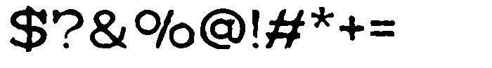 Phoenicia Inkbleed Font OTHER CHARS