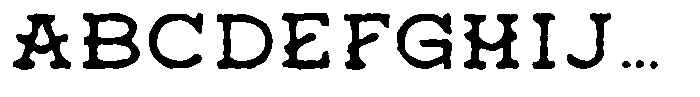 Phoenicia Inkbleed FONT