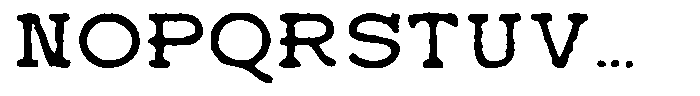 Phoenicia Inkbleed Font LOWERCASE