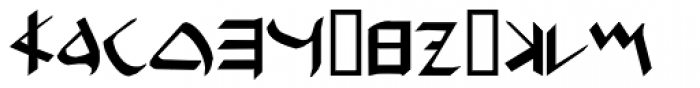 Phoenician Font LOWERCASE
