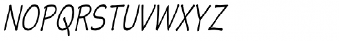 Phollick Compact Oblique Font UPPERCASE