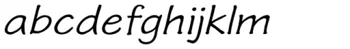 Phollick Expand Oblique Font LOWERCASE
