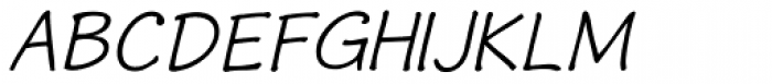 Phollick Oblique Font UPPERCASE