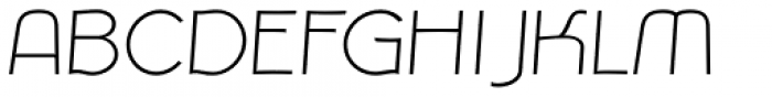 Phonema Light Italic Font UPPERCASE