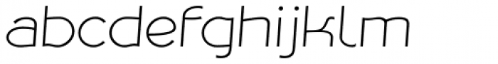 Phonema Light Italic Font LOWERCASE