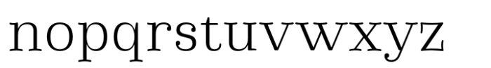 Phongphrai Light Font LOWERCASE
