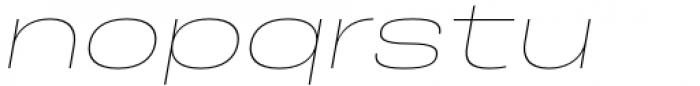 Phonk Sans Thin Italic Font LOWERCASE