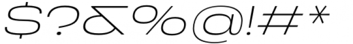 Phonk Sans Ultra Light Italic Font OTHER CHARS