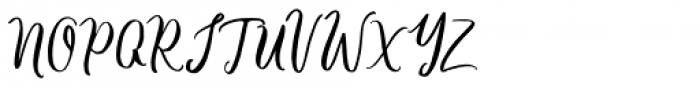 Phoony Script Regular Font UPPERCASE