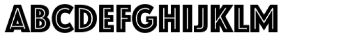 Phosphate Pro Cond Inline Regular Font LOWERCASE