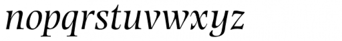 Photina MT Italic OsF Font LOWERCASE