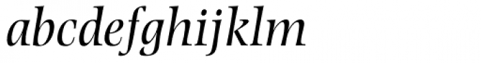 Photina MT Italic Font LOWERCASE