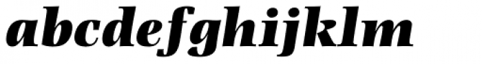 Photina MT Pro UltraBold Italic Font LOWERCASE