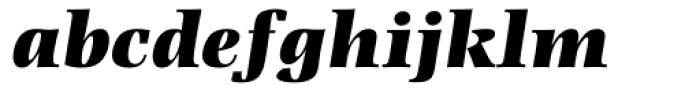 Photina MT Ultra Bold Italic OsF Font LOWERCASE
