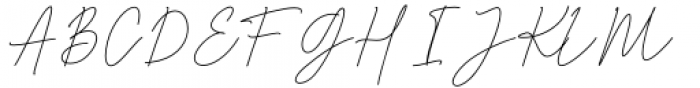 Photomark Signature Regular Font UPPERCASE