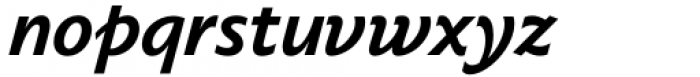 Phrasa Bold Italic Font LOWERCASE