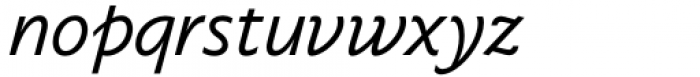 Phrasa Italic Font LOWERCASE