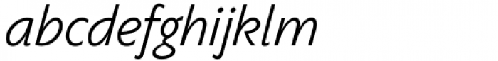 Phrasa Normal Italic Font LOWERCASE