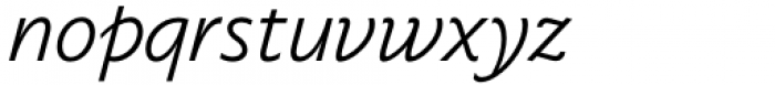 Phrasa Normal Italic Font LOWERCASE