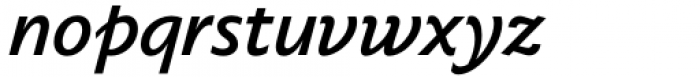 Phrasa Semi Bold Italic Font LOWERCASE
