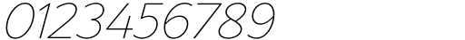 Phrasa Thin Italic Font OTHER CHARS