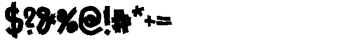 Phunkz Font OTHER CHARS